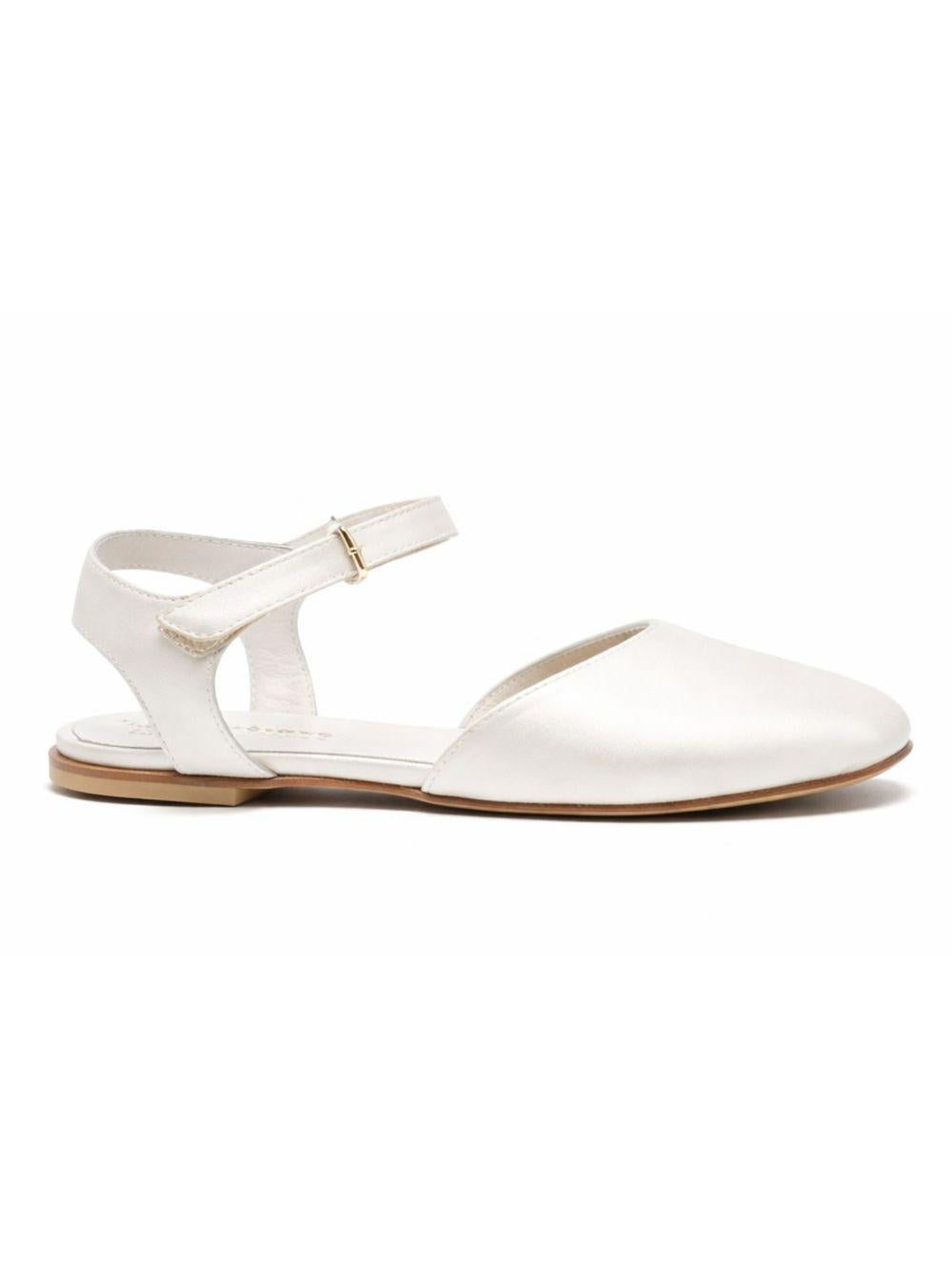 Sandali per bambina Andrea Montelpare bianchi con cinturino alla caviglia MT11851 VAR1 MONTELPARE TRADITION