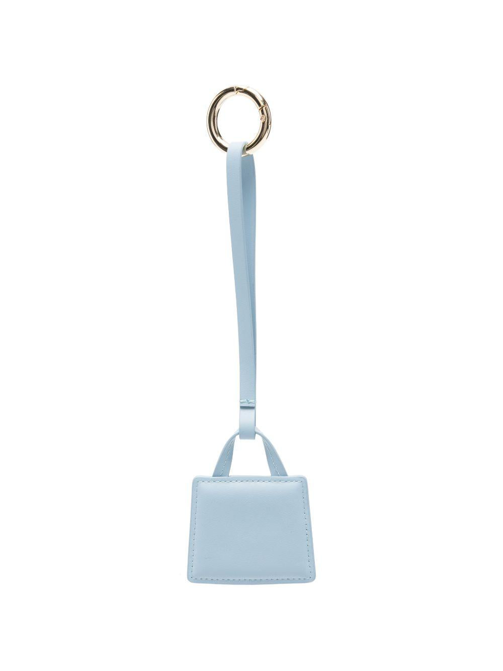 Charm per borsa MC2 Saint Barth azzurro con logo impresso BCHARM01 01510L MC2 ST. BARTH KIDS