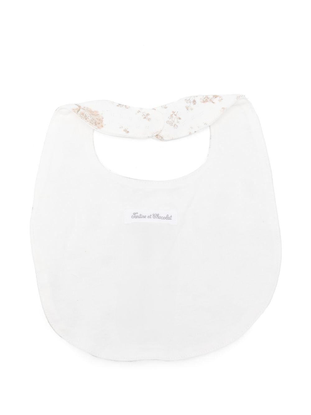 Bavaglino per neonati Tartine & Chocolat bianco con stampa con orsetto CC79020 13 TArtine & Chocolat KIDS