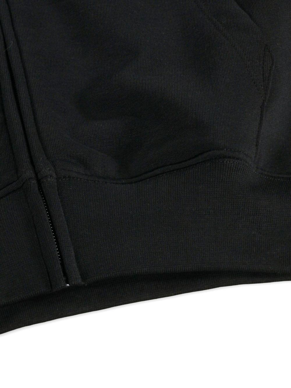 Felpa Marley per bambino Molo nera con stampa basketball 1S26J302 0099 MOLO KIDS