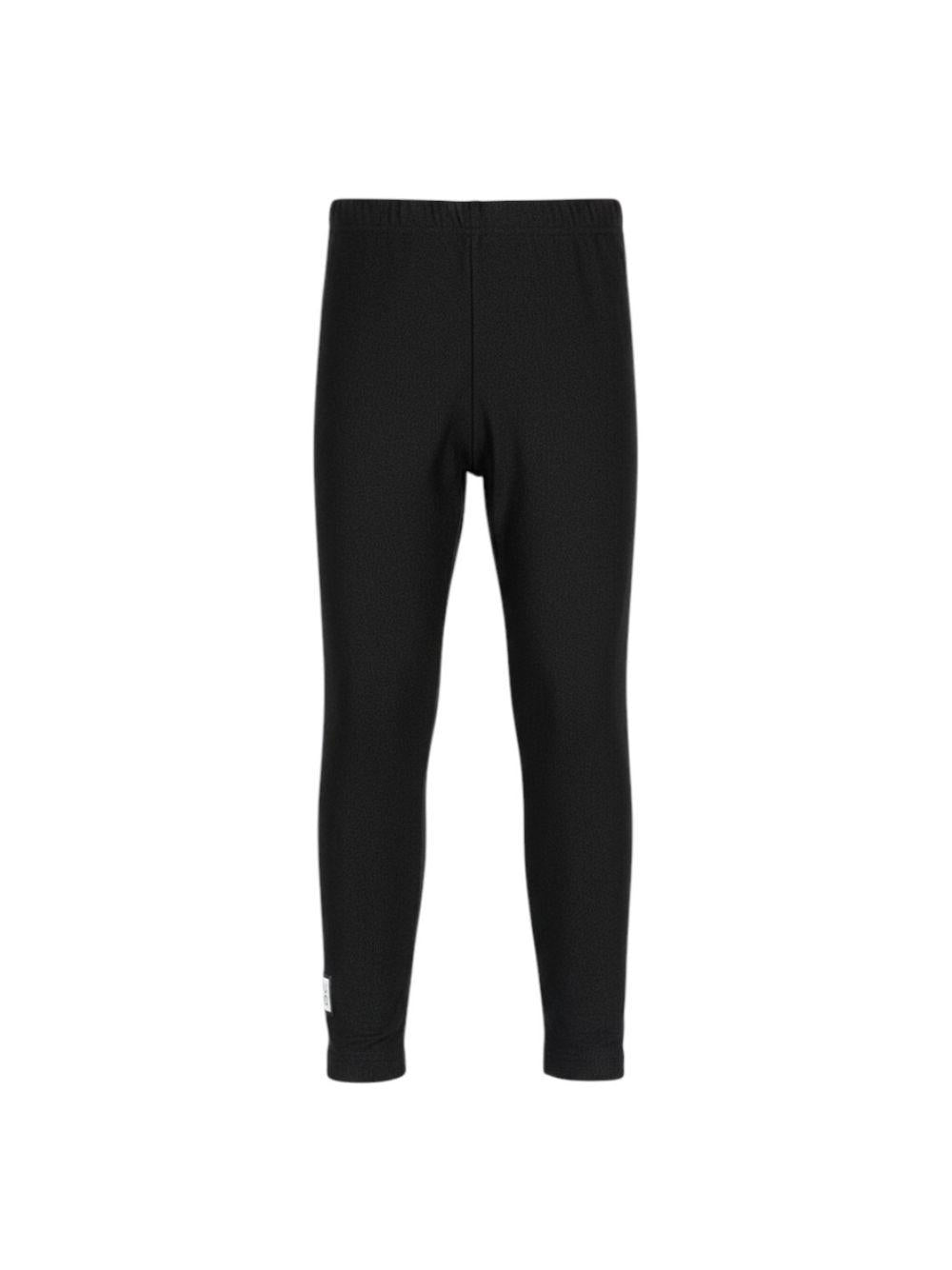 Leggings per bambina Douuod Kids nero con dettaglio logo DY6A20 J0331 930 DOUUOD KIDS