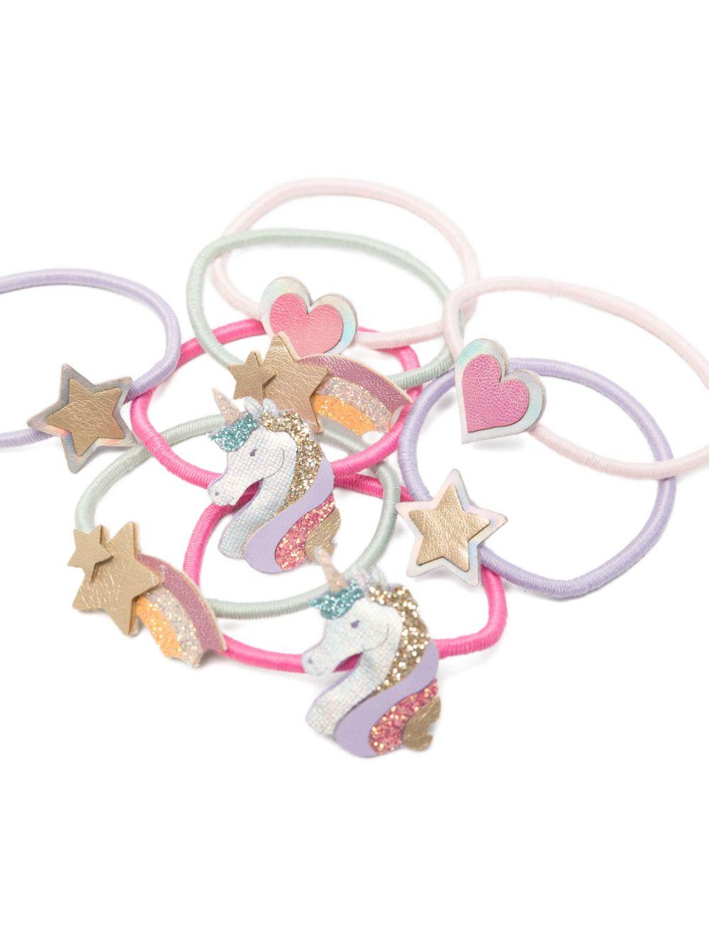 Set di otto mini pony per bambina Mimi & Lula multicolore con design unicorni 182003-23 UNICORN PONIES MIMI & LULA KIDS