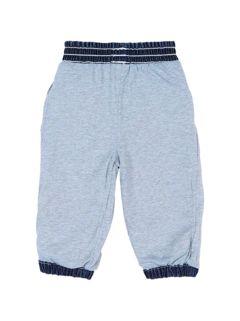 Jeans per neonato Stella McCartney Kids denim con stampa grafica sul davanti TZ6390 Z0522 664 STELLA McCARTNEY KIDS