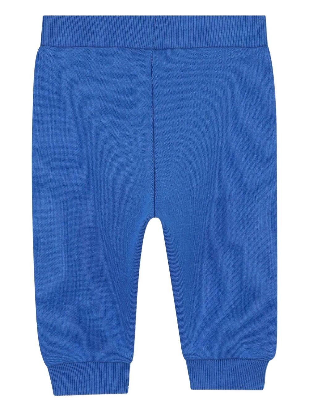 Set tuta sportiva per neonato Kenzo Kids blu con design stampa K61291 871 KENZO KIDS