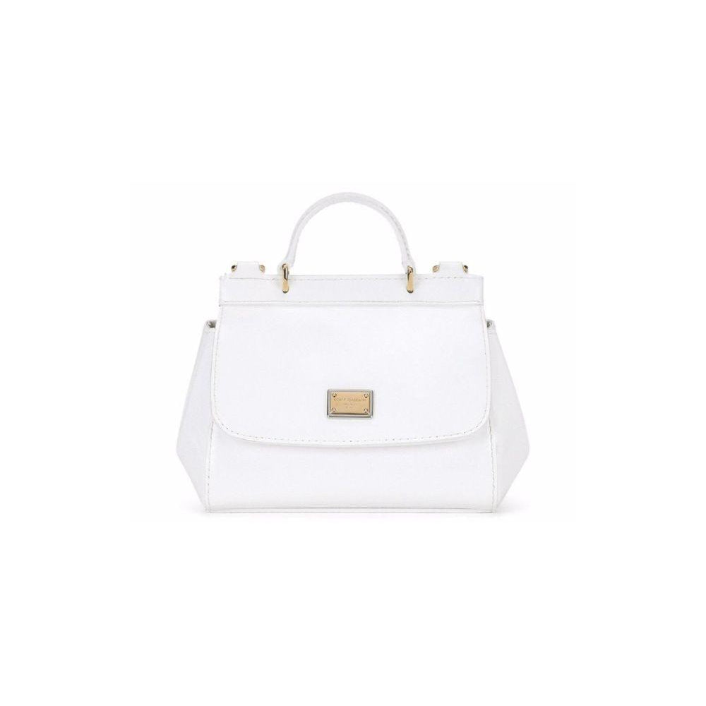 Borsa tote per bambina Dolce & Gabbana Kids Sicily mini bianca EB0003 A1067 87682 DOLCE & GABBANA KIDS