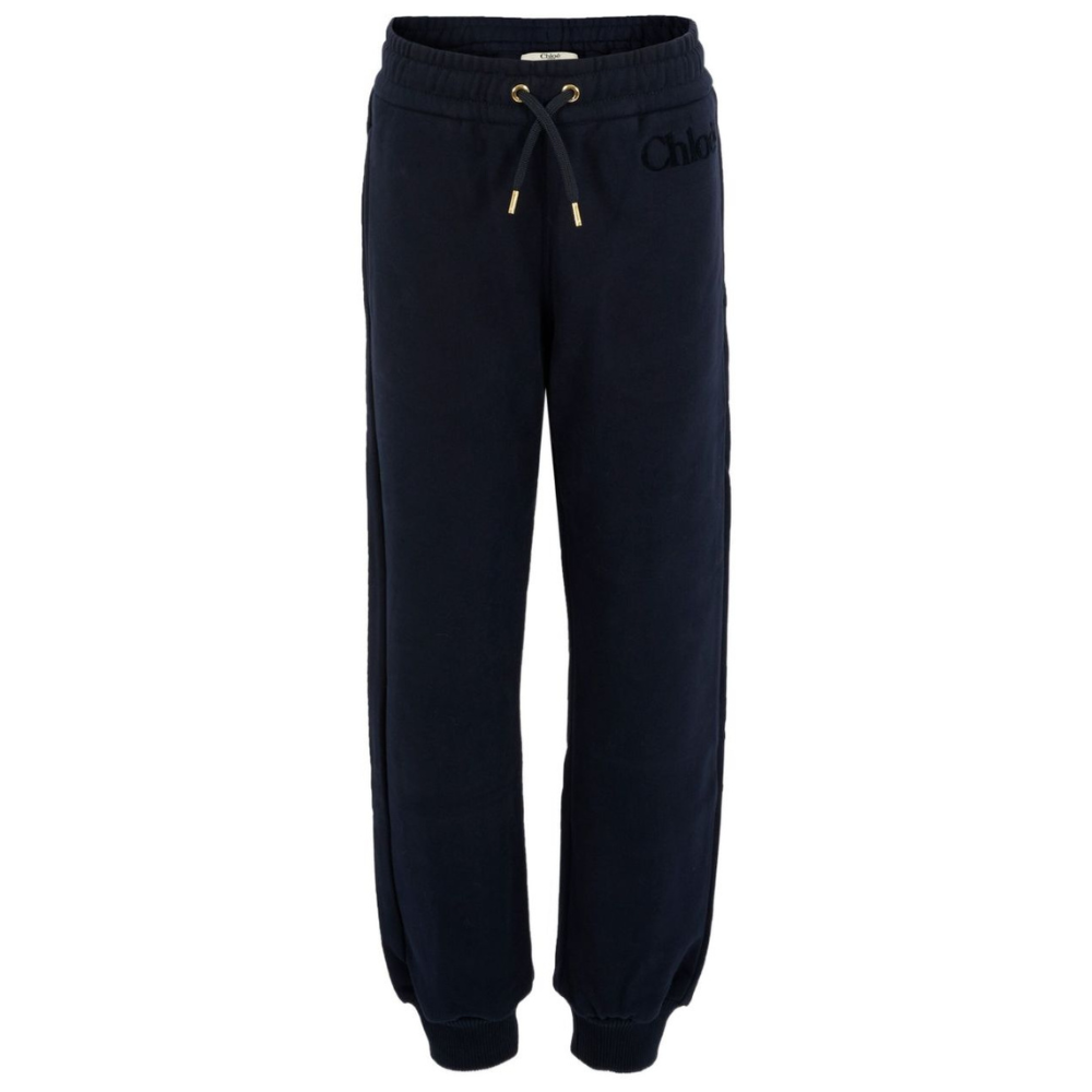 Pantaloni sportivi per bambina Chloé Kids blu con coulisse in vita C20631 859 CHLOE' KIDS
