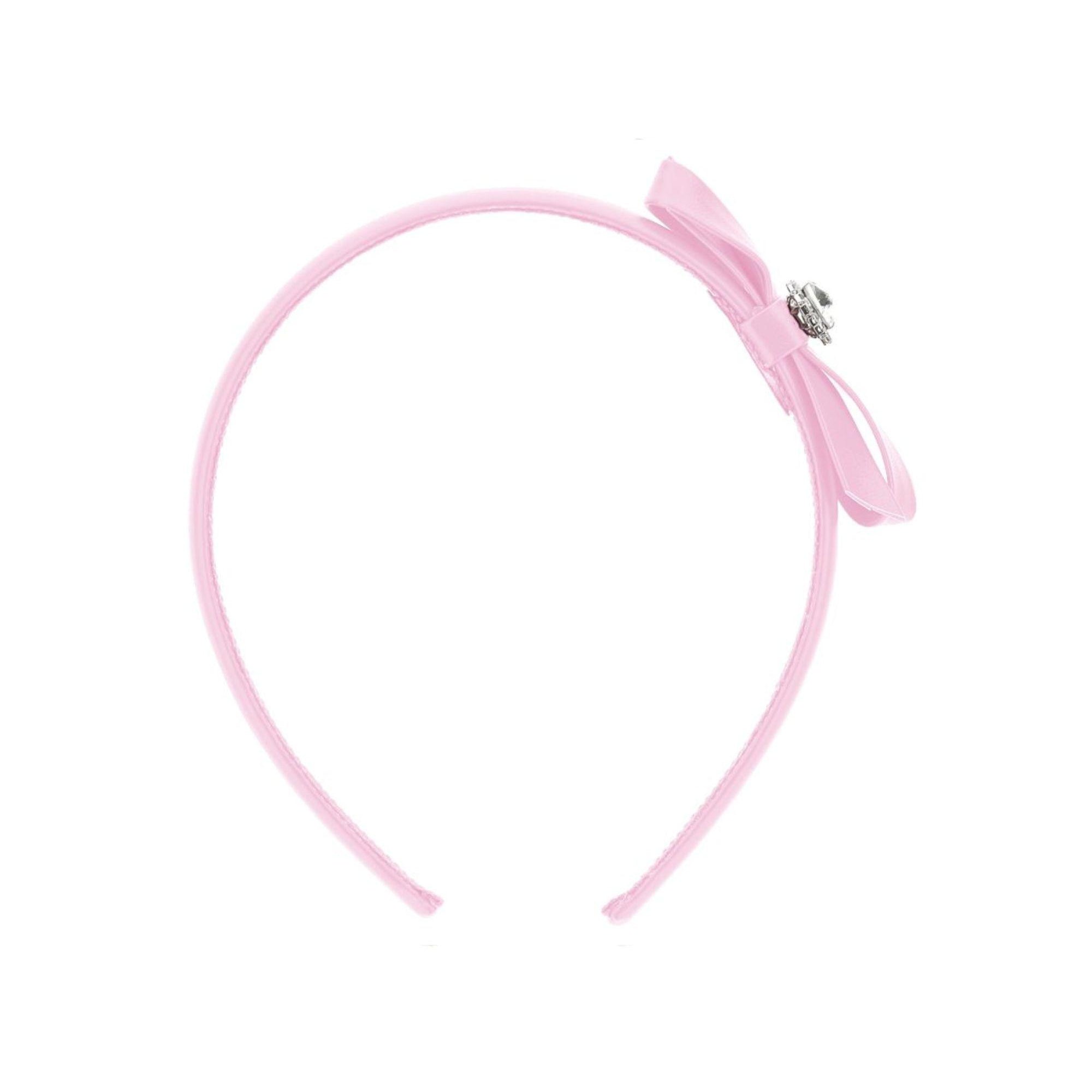 Cerchietto per bambina Monnalisa rosa con fiocco 17G005 7067 0090 MONNALISA KIDS