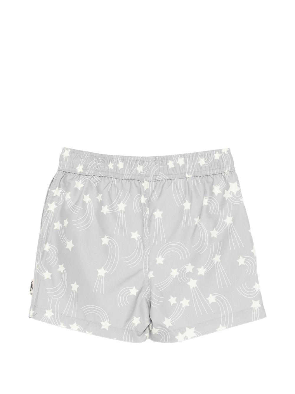 Costume da bagno per bambino Mini Rodini grigio con stampa a stelle all-over 26280126 GREY MINI RODINI KIDS