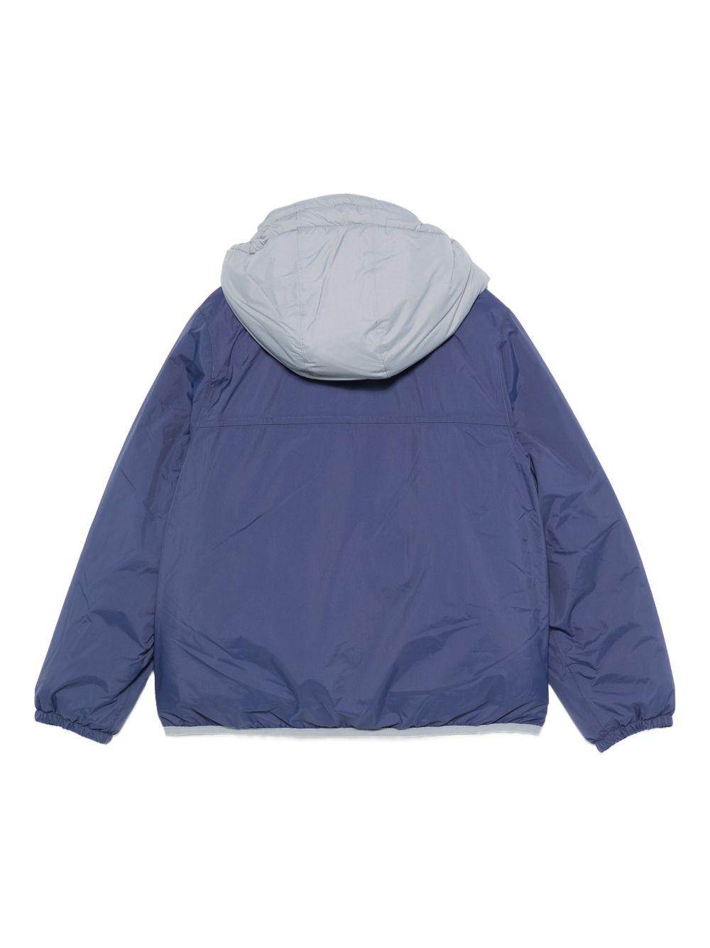 Giubbino per bambino K-Way Kids blu con design imbottito K7142TW C00 K-WAY KIDS