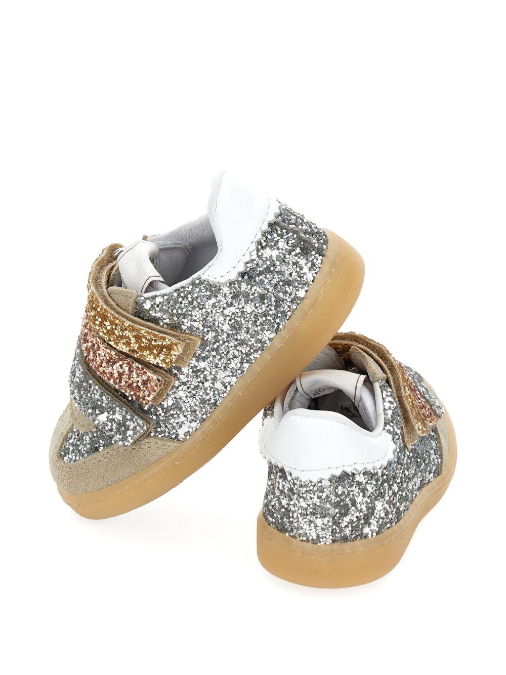 Sneakers per bambina Monnalisa Kids multicolore con decorazione glitter 83H004 8779 7075 MONNALISA KIDS