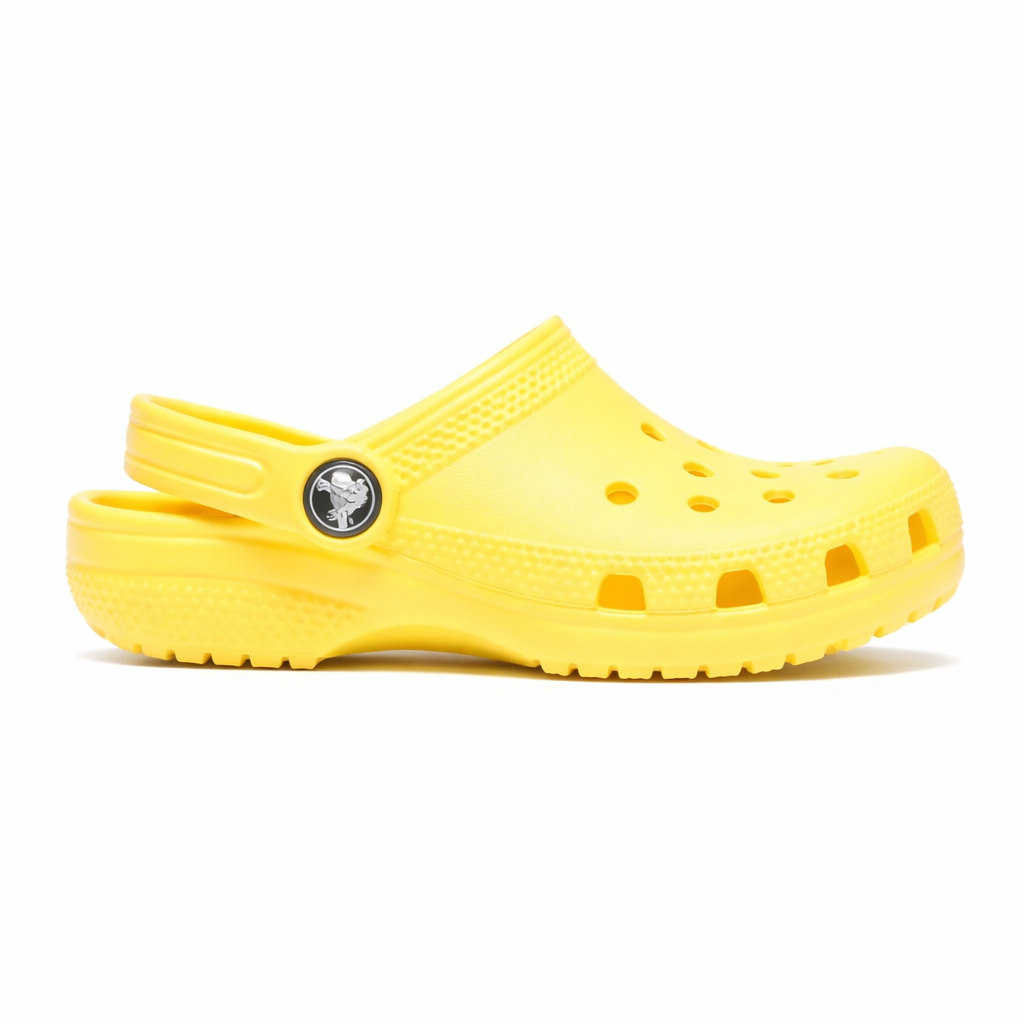 Clogs Classic per bambini Crocs Kids gialle con dettaglio traforato 206991 LEMO CROCS KIDS