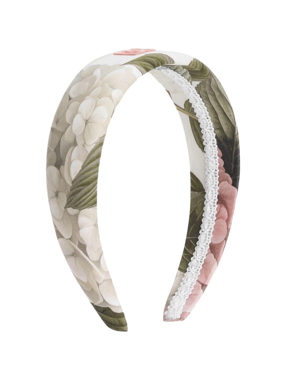 Cerchietto per bambina Dolce & Gabbana Kids multicolore con logo DG rosa LB3L54 HS5T6 HA5XG DOLCE & GABBANA KIDS