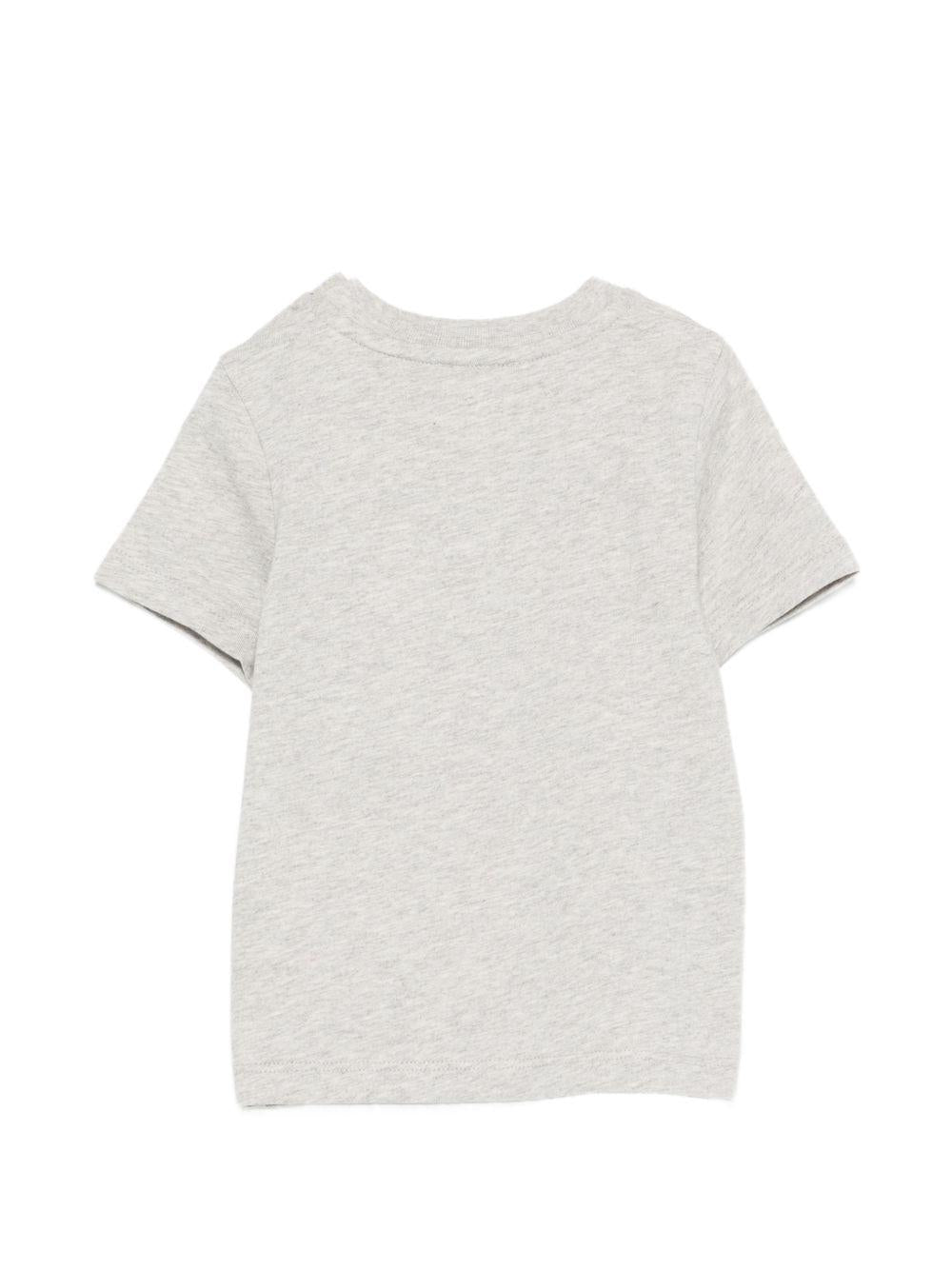 T-shirt per neonato Givenchy Kids grigia con logo ricamato sul davanti H31200 A01 GIVENCHY KIDS