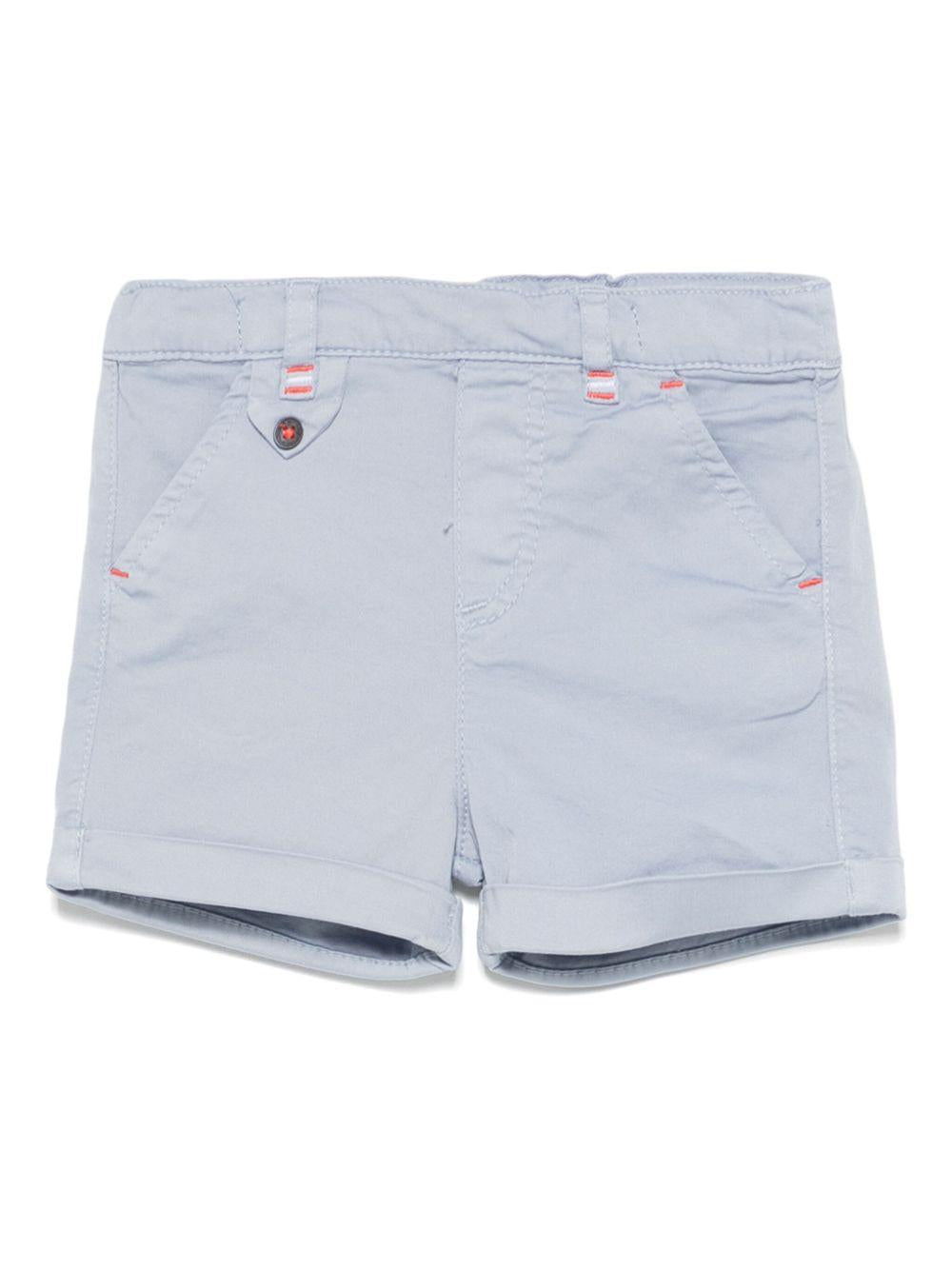 Shorts per neonato Tartine Et Chocolat azzurro in twill CA26131 44 TArtine & Chocolat KIDS