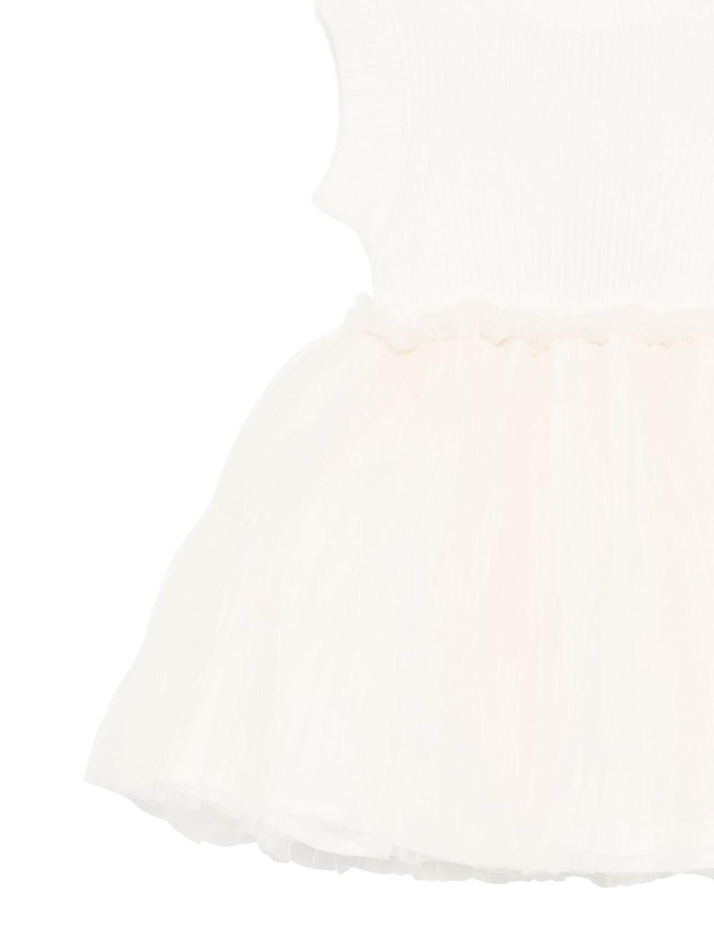 Abito per neonata Donsje beige con ruches 4114500 00002 DONSJE KIDS