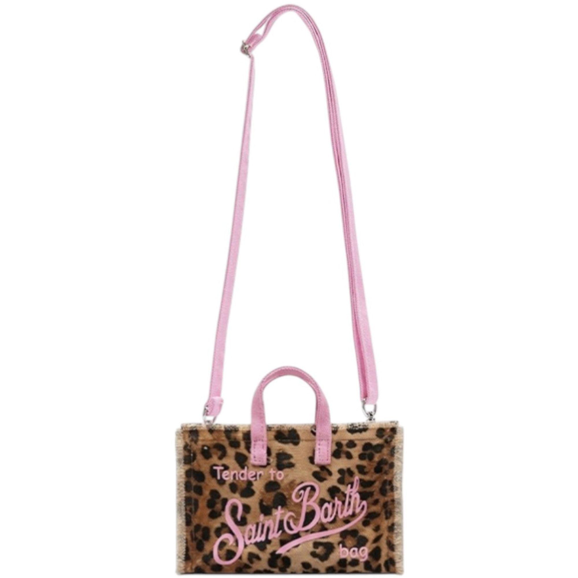 Phone Bag MC2 Saint Barth animalier con manici rosa PHONE001 00330L MC2 ST. BARTH KIDS