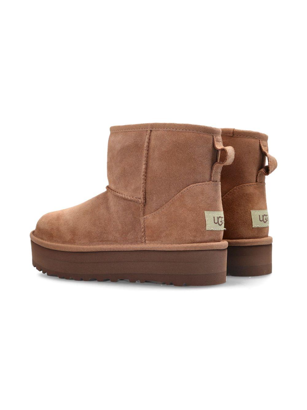Stivaletti per bambini UGG Kids beige a punta tonda 1143700K RYK UGG