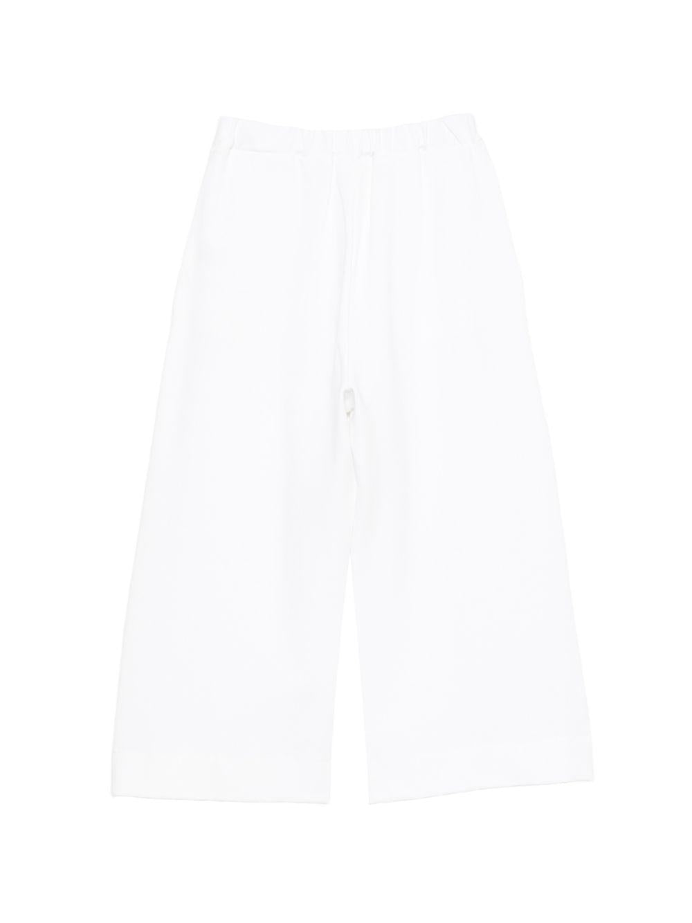 Pantaloni per bambina Douuod Kids bianchi con gamba larga DY6A80 J0371 100 DOUUOD KIDS