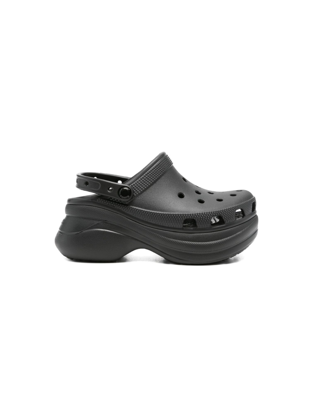 Sandali per donna Crocs neri con plateau Bae 206302 BLK CROCS KIDS