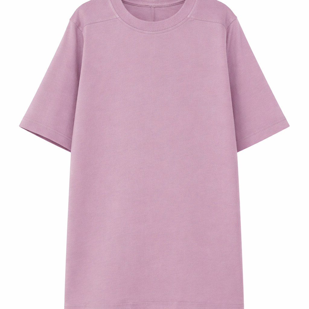 T-shirt per bambino Rick Owens viola a girocollo BG01F3274RNP 36 RICK OWENS KIDS