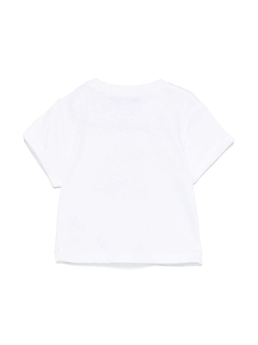 T-shirt per neonato Tartine Et Chocolat bianco con stampa CA10061 01 TArtine & Chocolat