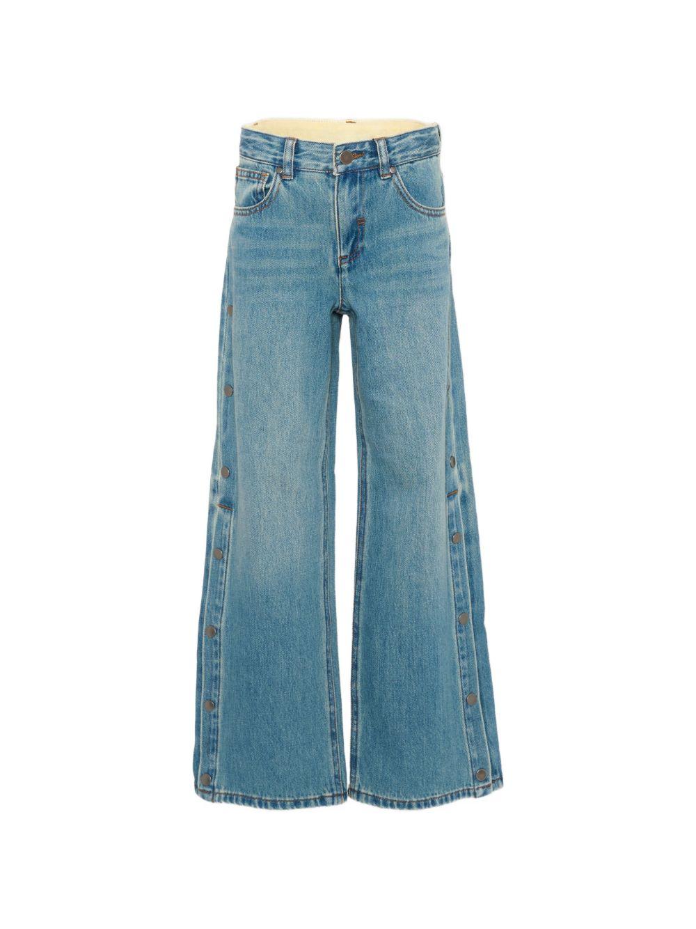 Jeans per bambina Stella McCartney Kids in denim con aperture laterali TY6C80 Z0746 665 STELLA McCARTNEY KIDS