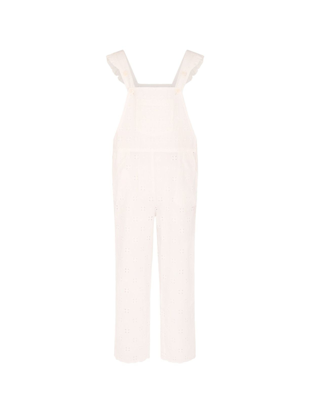 Tuta intera per bambina MC2 Saint Barth Kids bianco a fiori con cut-out TEM001 03016H MC2 ST. BARTH KIDS