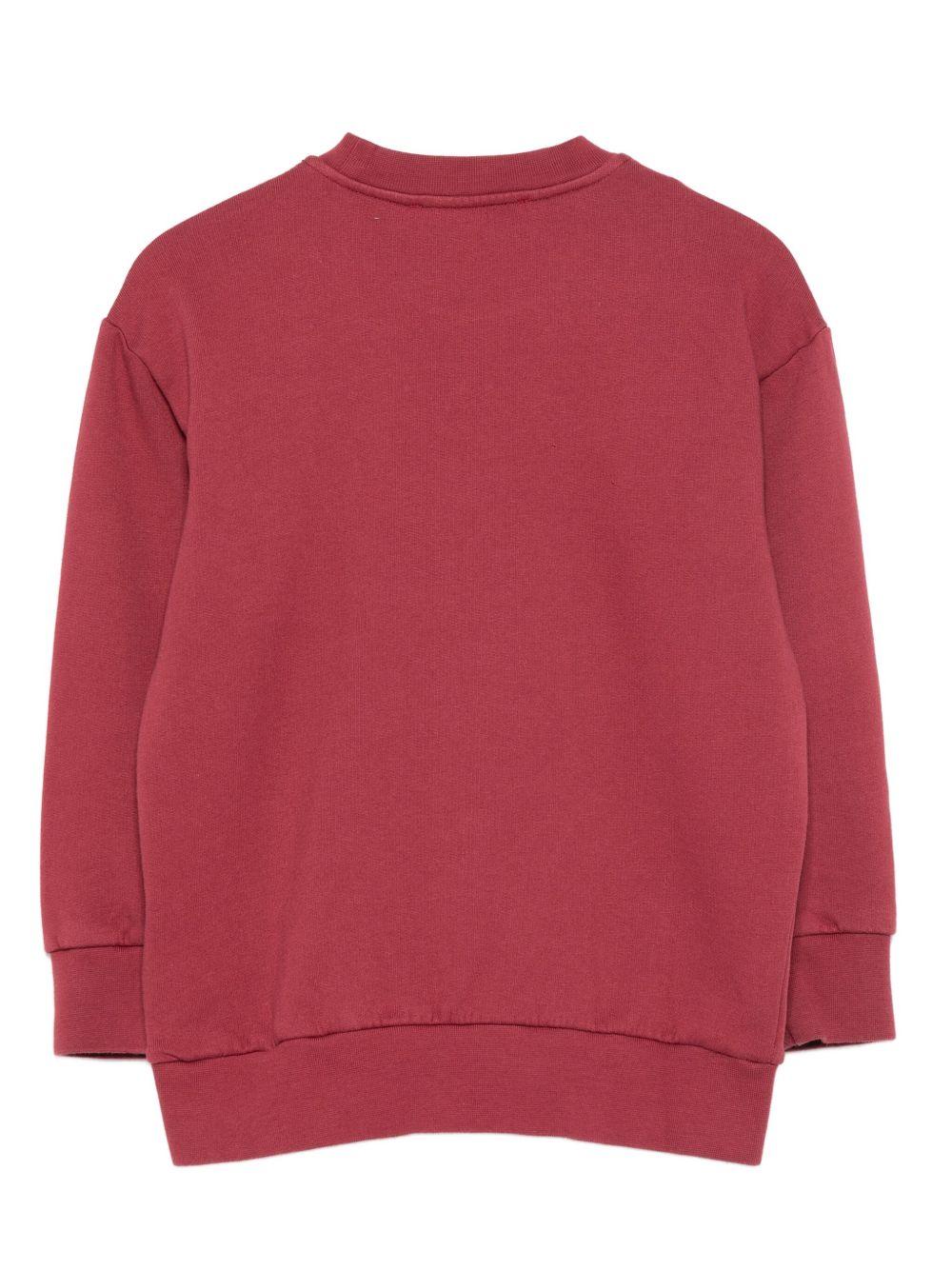 Felpa per bambino ETRO KIDS rossa con logo ricamato GX4P20 Z3333 416 ETRO KIDS