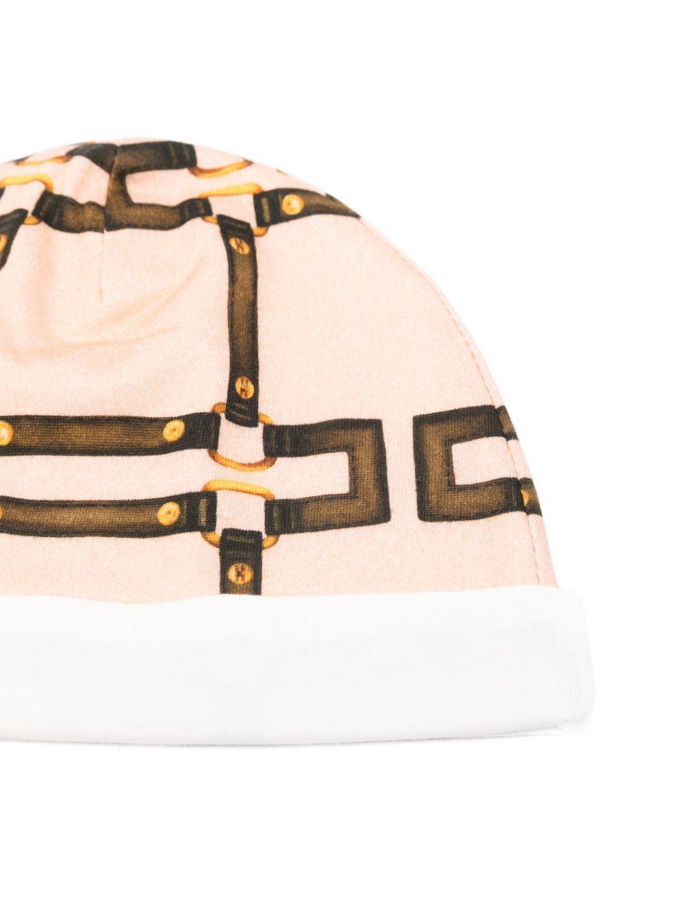 Cappello per neonata Elisabetta Franchi La Mia Bambina multicolore con fibbia ENCP0820JFE01 C053 ElISABETTA FRANCHI KIDS