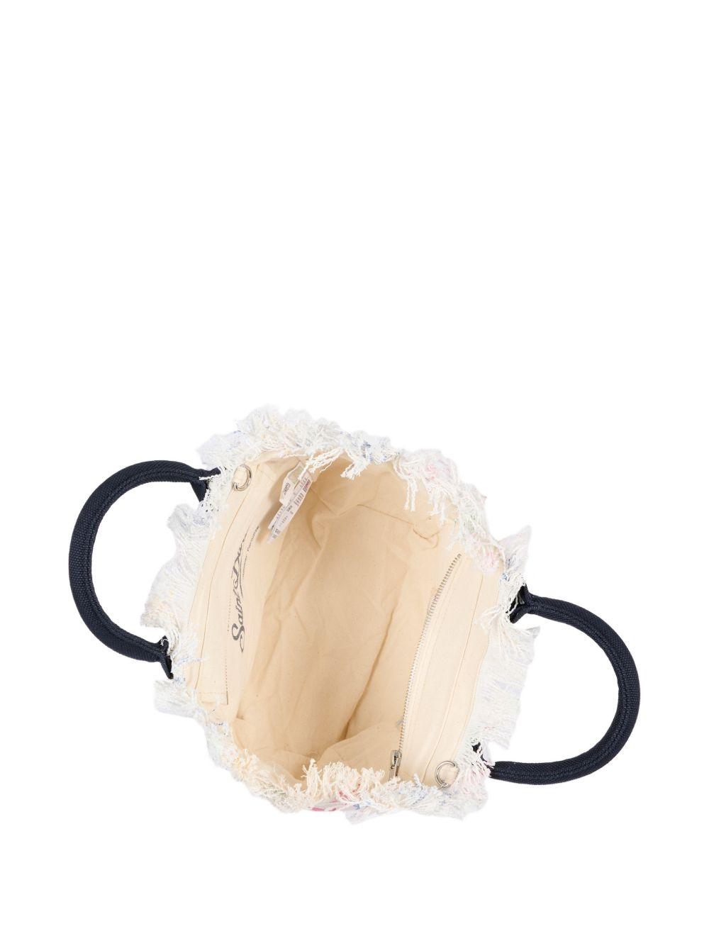 Borsa Colette MC2 Saint Barth bianca con stampa stelle marine COL0001 00578L MC2 ST. BARTH KIDS