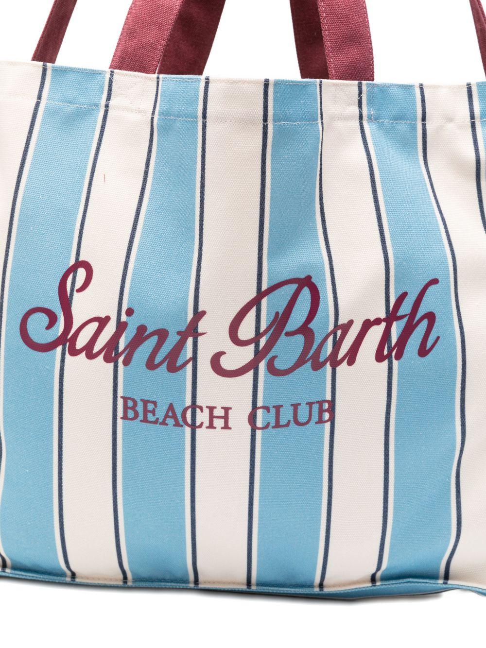 Borsa tote Essential Bag N MC2 Saint Barth multicolore con motivo a righe EBAGN007 07578L MC2 ST. BARTH KIDS
