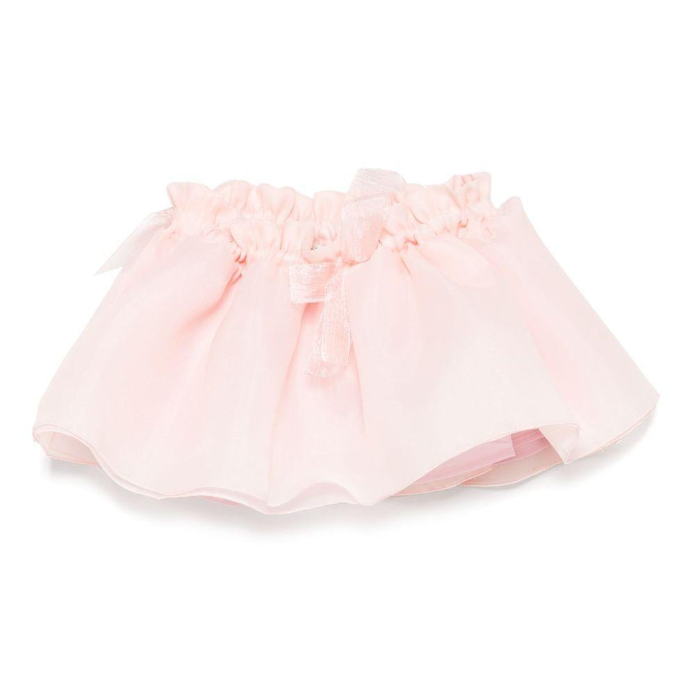 Gonna per neonata A'lapage rosa in organza AL38 ROSA A'LAPAGE KIDS
