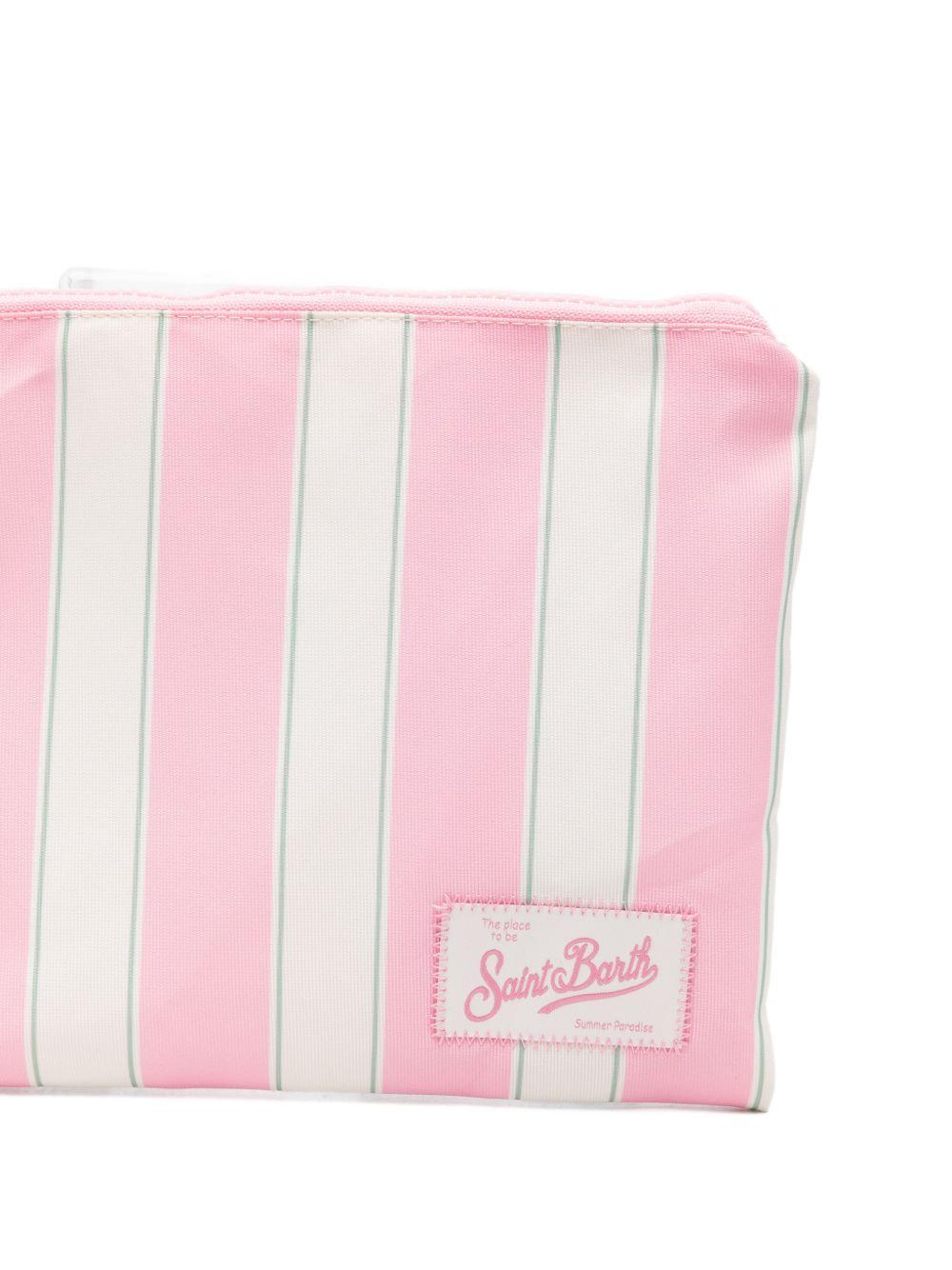 Pochette Pareasy MC2 Saint Barth rosa con design a righe PARE0001 00760L MC2 ST. BARTH KIDS