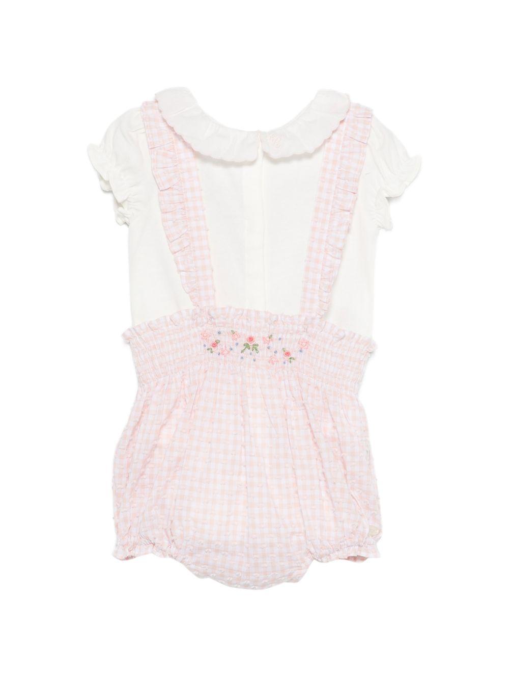Tutina per neonata Tartine & Chocolat bianco con ricamo a fiori CC37030 30 TArtine & Chocolat KIDS