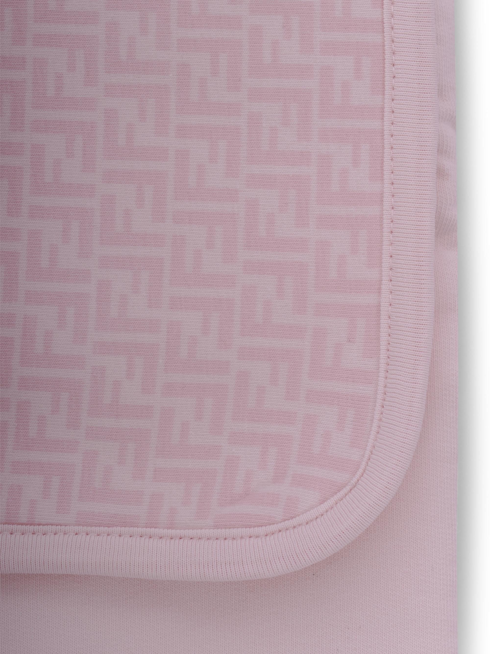 Copertina per neonata Fendi Kids rosa con stampa cavallino Fendi BUJ328 8RA F0C11 FENDI KIDS