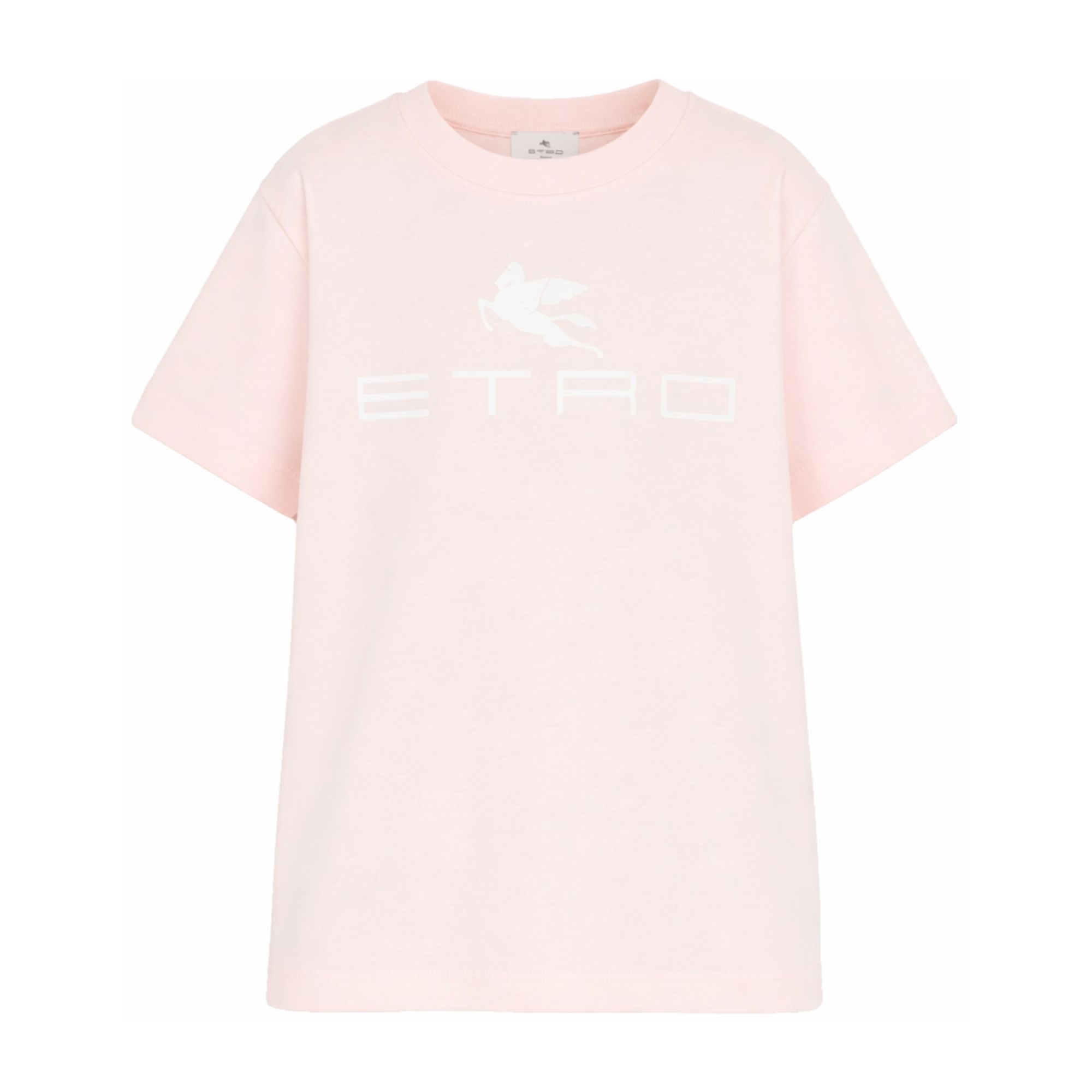 T-shirt per bambina Etro Kids rosa con stampa logo GY8Q11 Z3672 501 ETRO KIDS