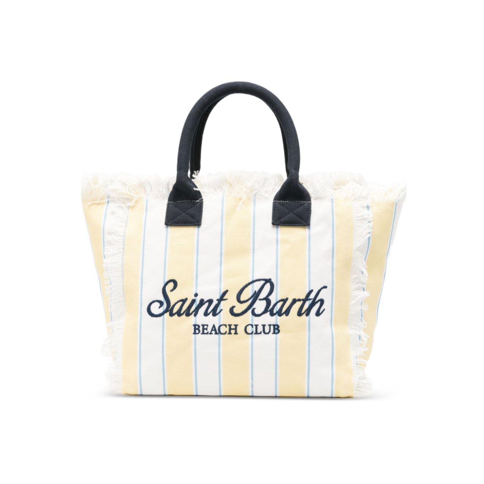 Borsa MC2 Saint Barth gialla con dettagli sfrangiati VANI001 02600L MC2 ST. BARTH KIDS