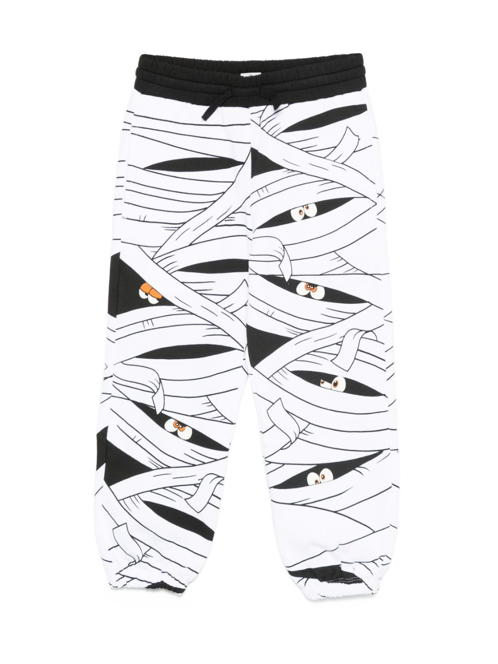 Pantaloni per bambino Stella McCartney Kids bianchi con stampa mummia TX6P00 Z3084 100MC STELLA McCARTNEY KIDS