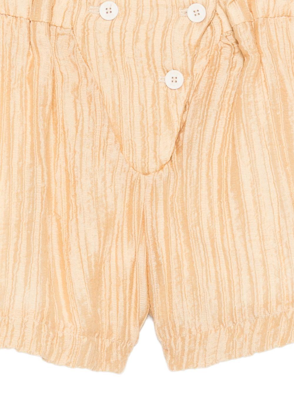 Shorts per bambina Douuod Kids toni neutri con cintura elasticizzata DY6A39 M0079 239 DOUUOD KIDS