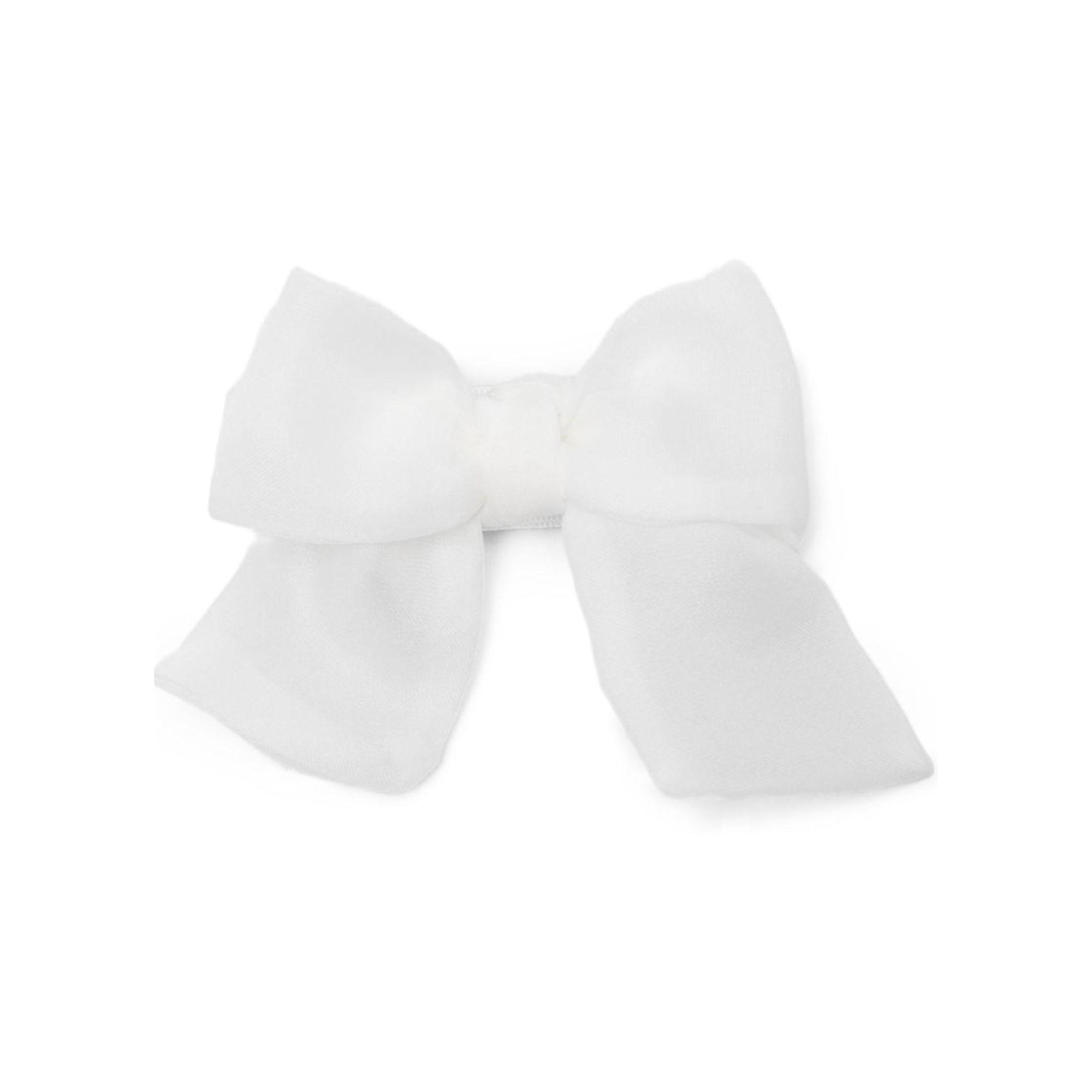 Fermaglio per capelli per bambina La Stupenderia bianco con chiusura a clip 2ABMT56 O60 LA STUPENDERIA KIDS
