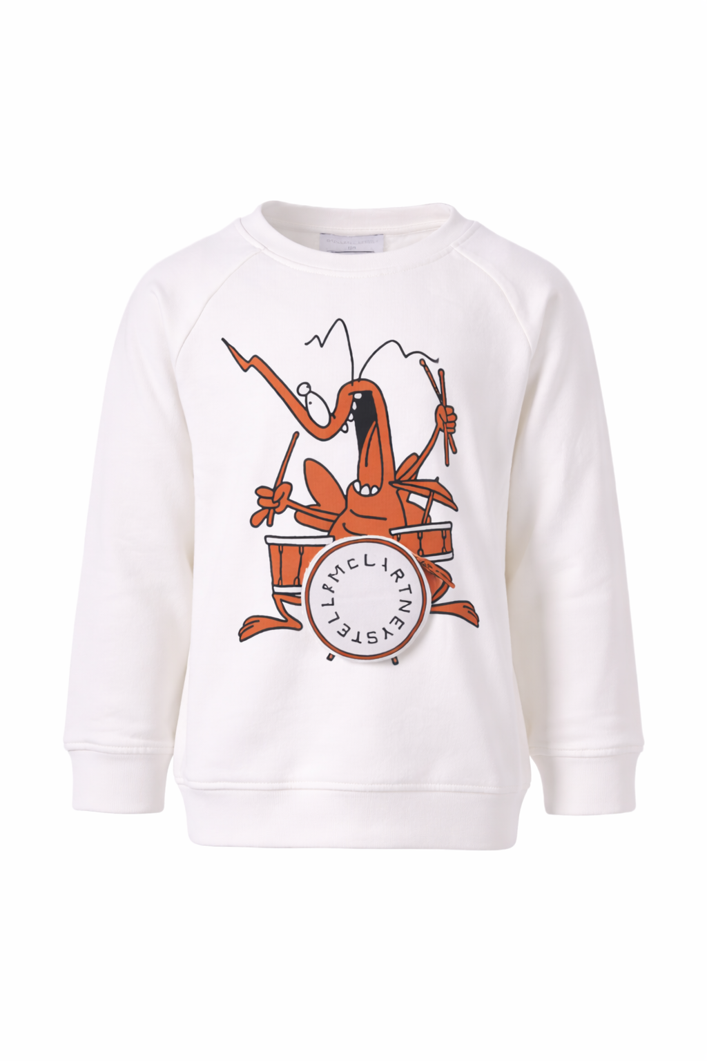Felpa per bambino Stella McCartney Kids bianca con stampa grafica TY4P60 Z3409 137 STELLA McCARTNEY KIDS