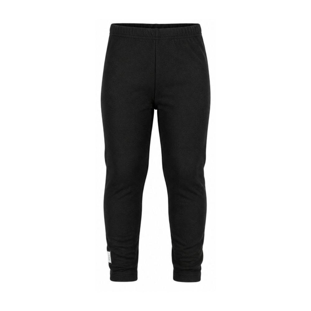 Leggings per bambina Douuod Kids nero con dettaglio logo DY6A20 J0331 930 DOUUOD KIDS