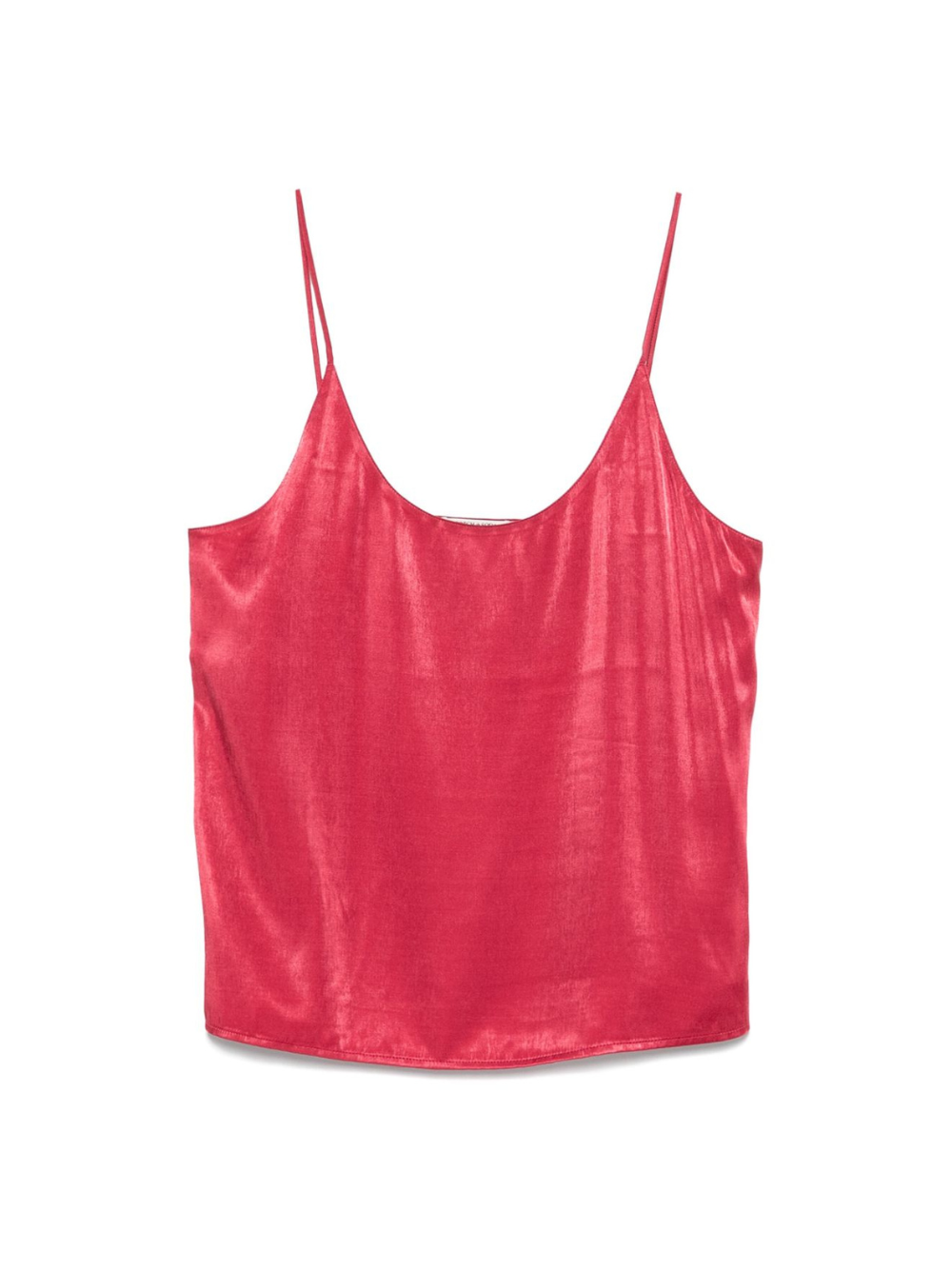 Top per donna Scotch & Soda rosso con design satinato U9A00723T 623 SCOTCH DONNA