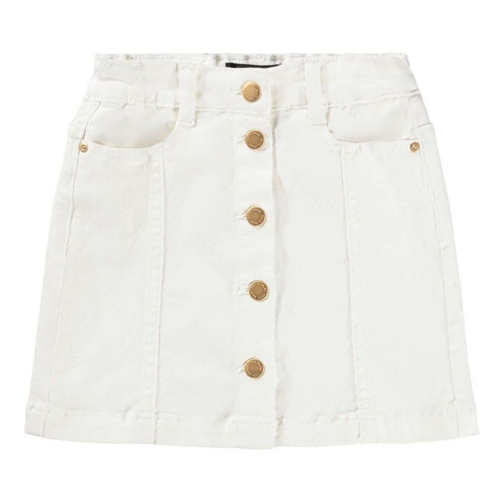Gonna per bambina Molo bera bianca con design svasato 2S26D125 5636 MOLO KIDS