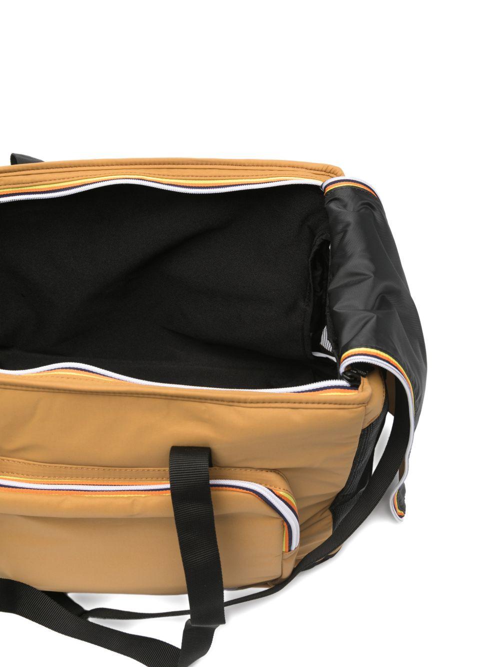 Trasportino per animali domestici Le Vrai 4.0 Marley K-Way marrone con dettaglio rete K8151XW V04 K-WAY KIDS