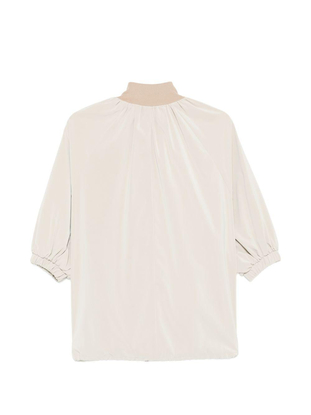 Giubbino per donna Alysi beige con chiusura con zip 116913 P6041 AVENA ALYSI