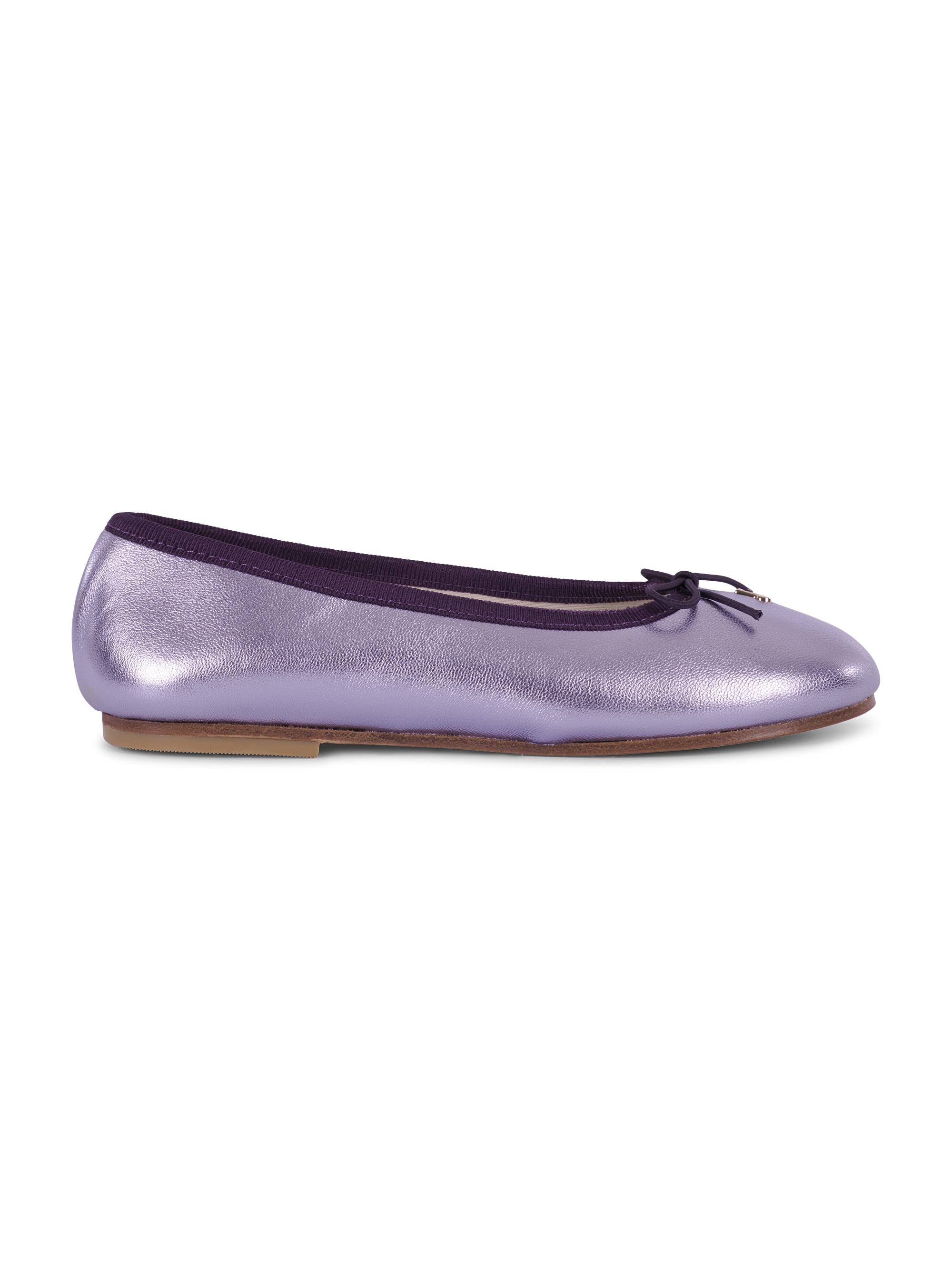 Ballerine per bambina Bonpoint lilla con fiocco C06GSOL00001 057A BONPOINT KIDS