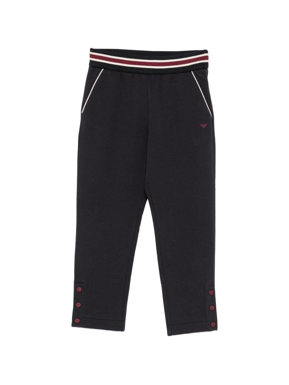 Pantatuta per bambina Emporio Armani kids blu scuro con fascia elastica EG000856 AF10126 UB118 EMPORIO ARMANI KIDS