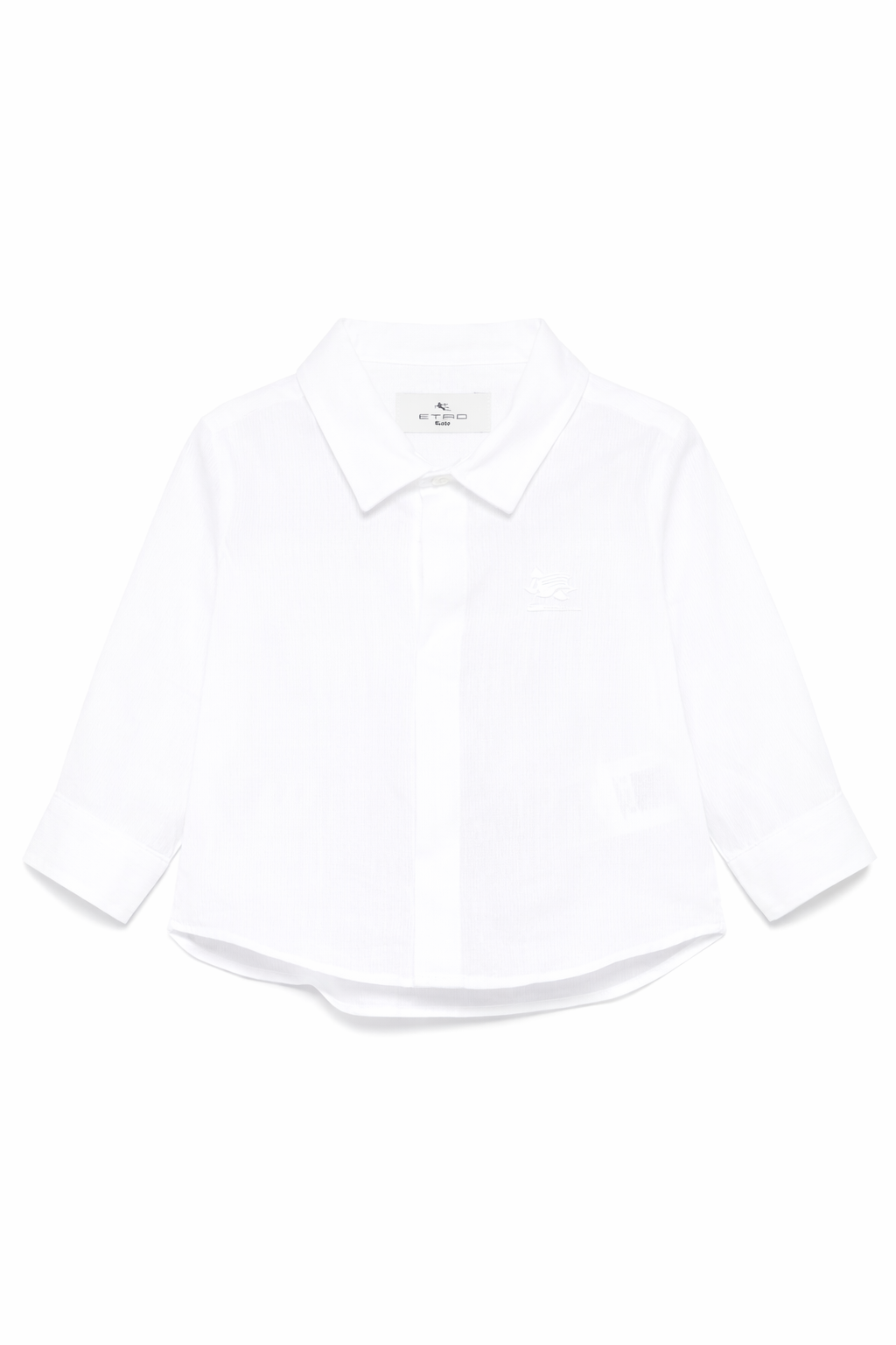 Camicia per neonato Etro Kids bianca con stampa paisley GW5500 P0472 100 ETRO KIDS