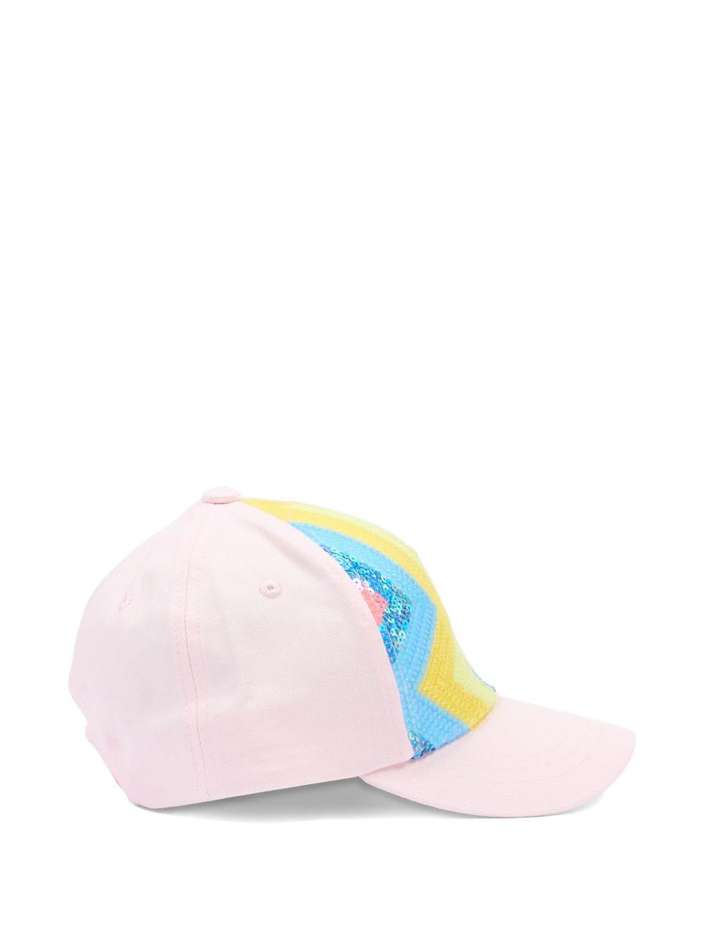 Cappello per bambina Billieblush rosa con decorazione in paillettes U22008 44L BILLIEBLUSH KIDS